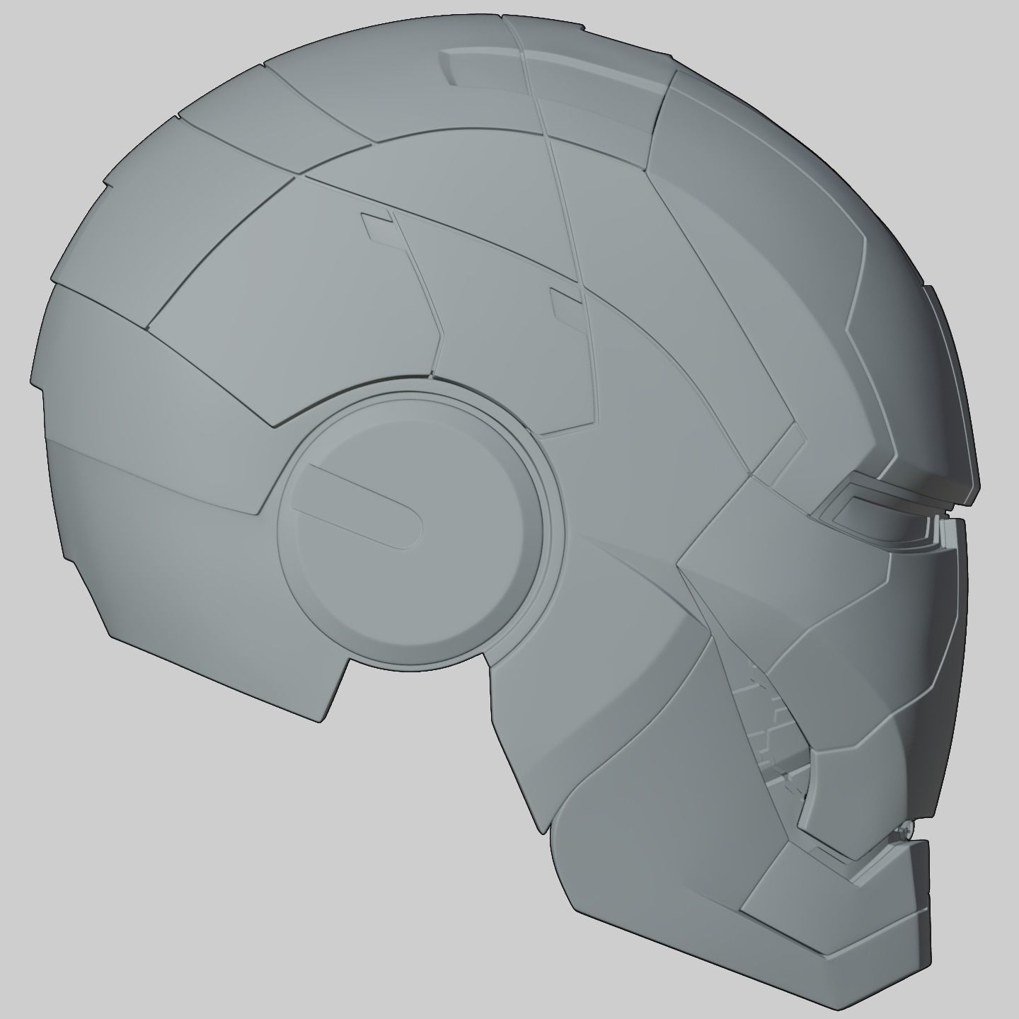 3d printable Iron Man mk5 motorized helmet 3D print model_14