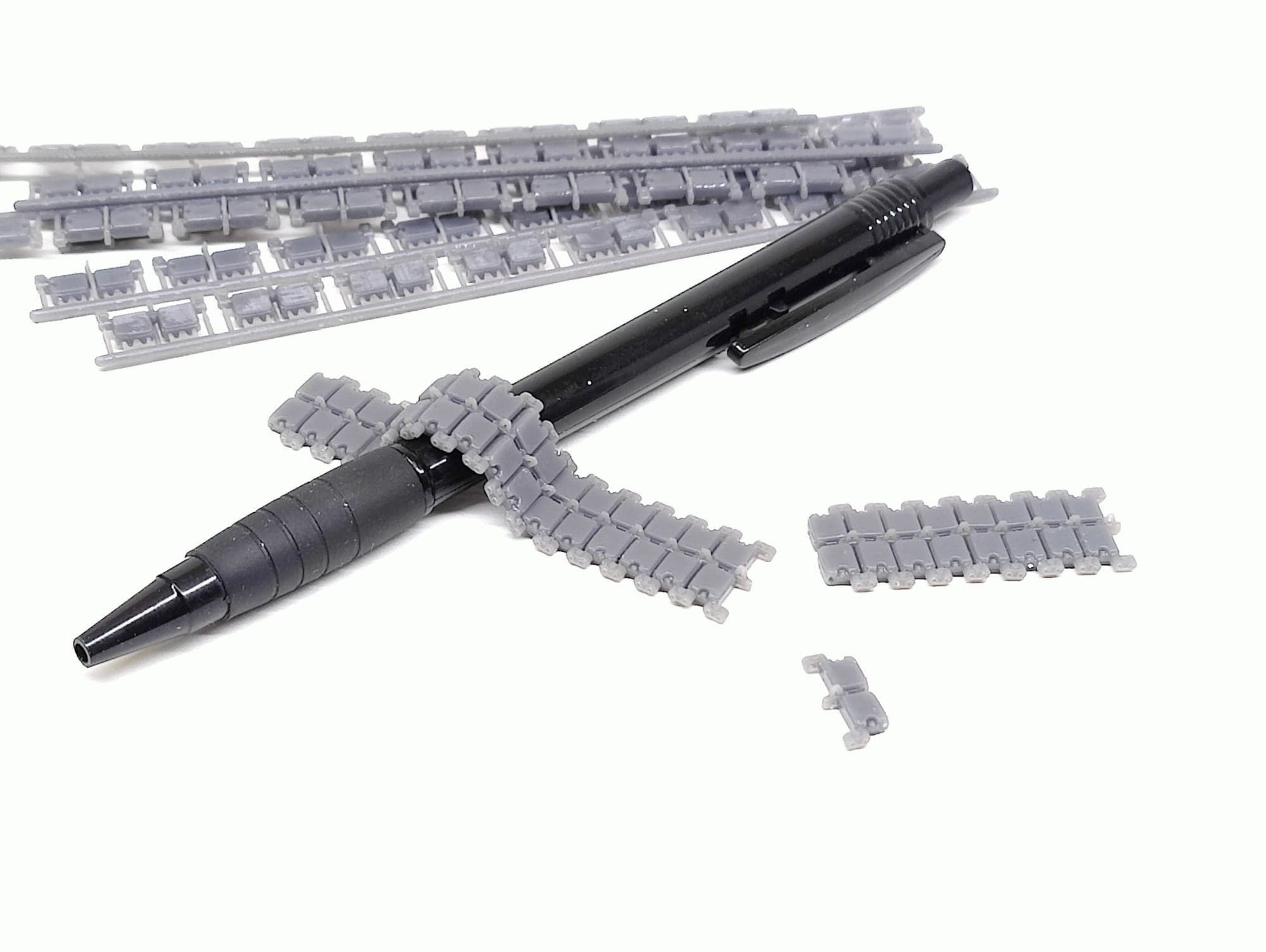 Printable M1 Abrams T158 track 1-48 3D print model_1