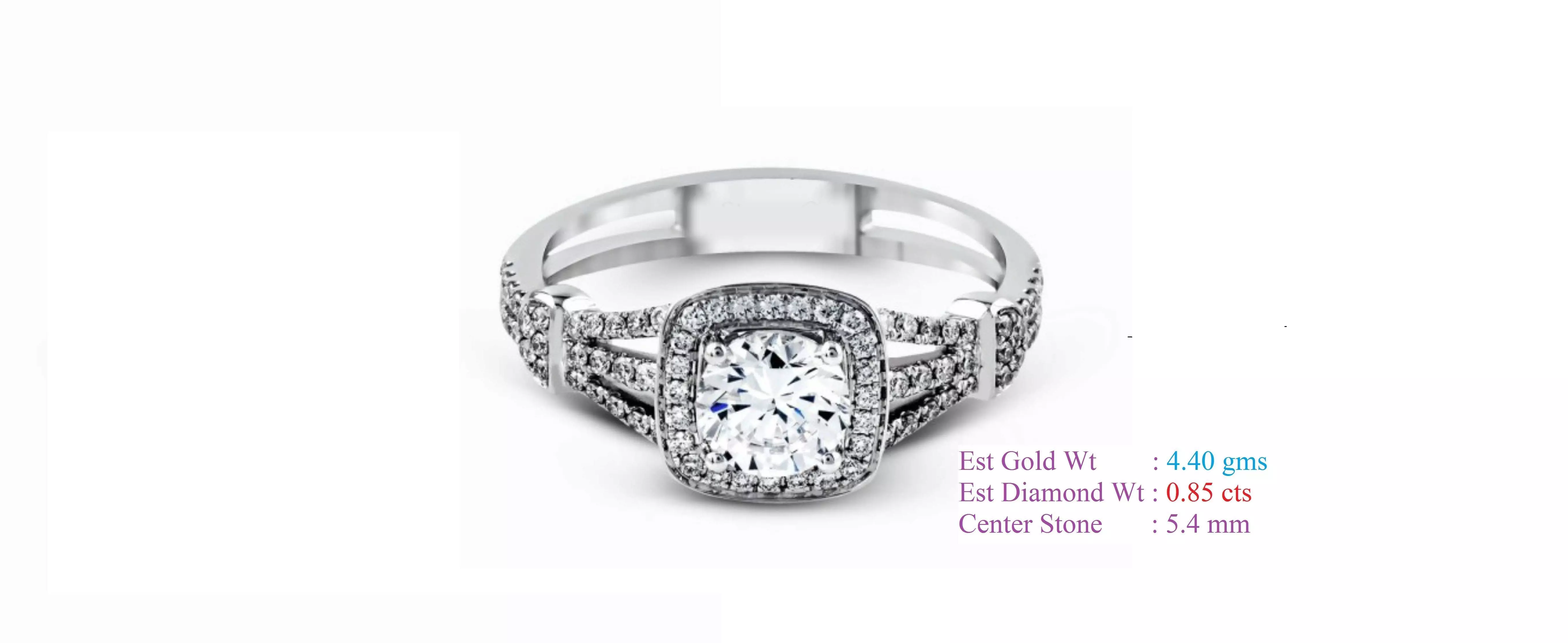 Solitaire Women Wedding Engagement Rings 3D print model