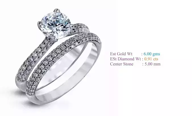 Solitaire Women Wedding Engagement Rings