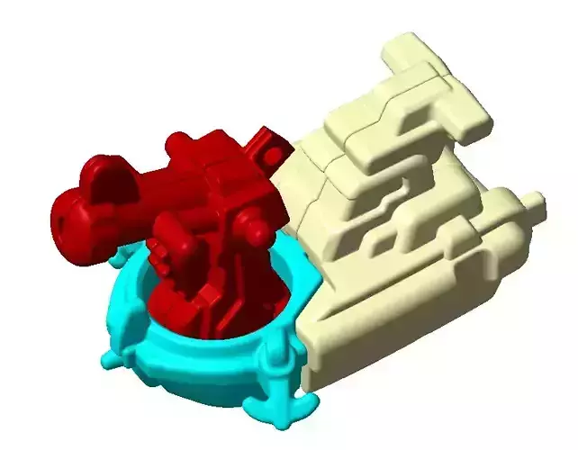 assembled toy boat model