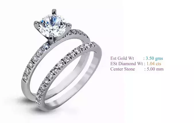 Solitaire Women Wedding Engagement Rings