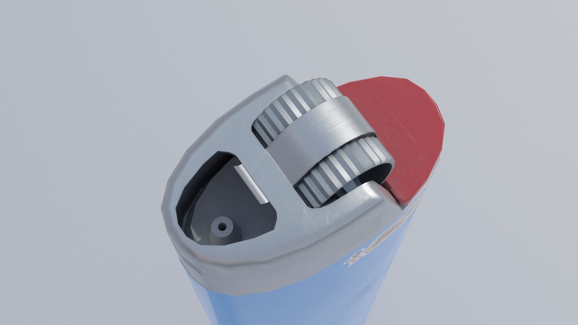 Lighter Set with Multiple Patterns 4K Low-poly 3D model_5