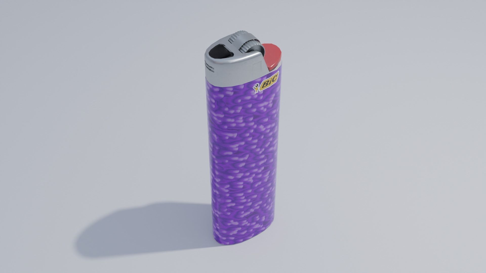 Lighter Set with Multiple Patterns 4K Low-poly 3D model_11