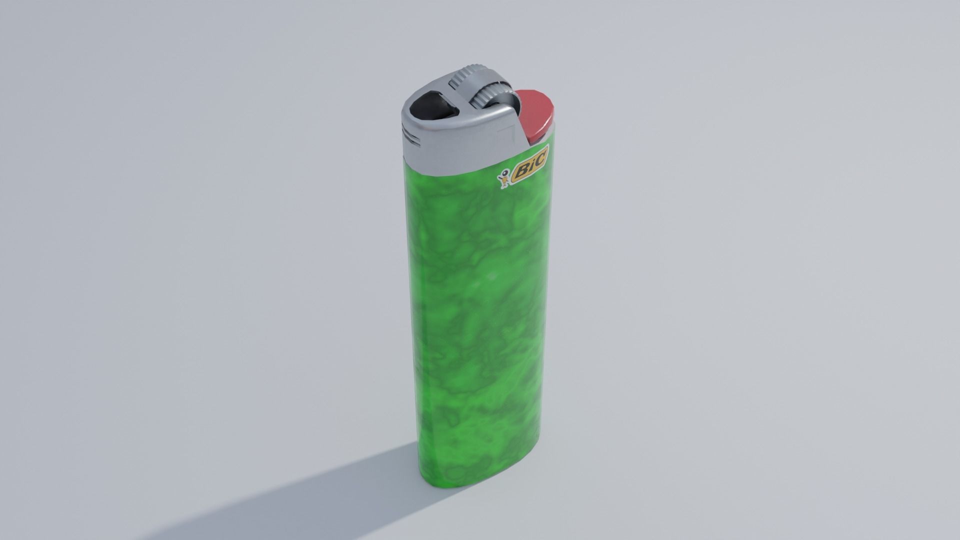 Lighter Set with Multiple Patterns 4K Low-poly 3D model_9