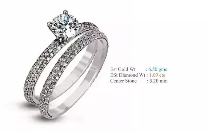 Solitaire Women Wedding Engagement Rings