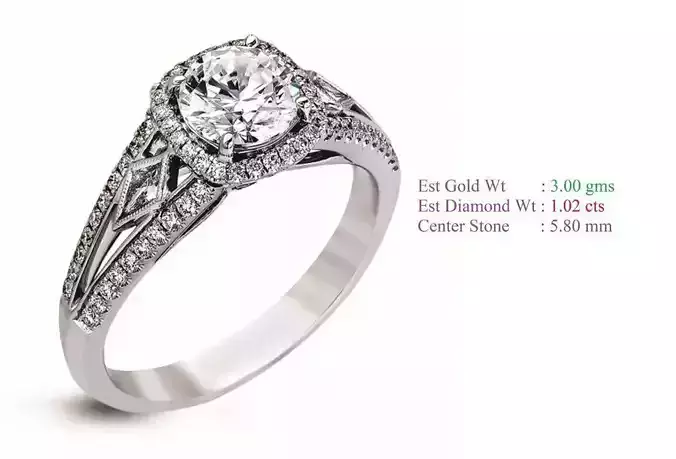 Solitaire Women Wedding Engagement Rings