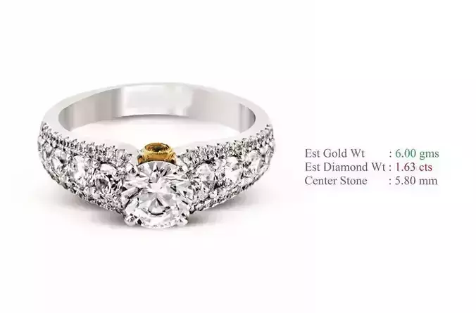 Solitaire Women Wedding Engagement Rings