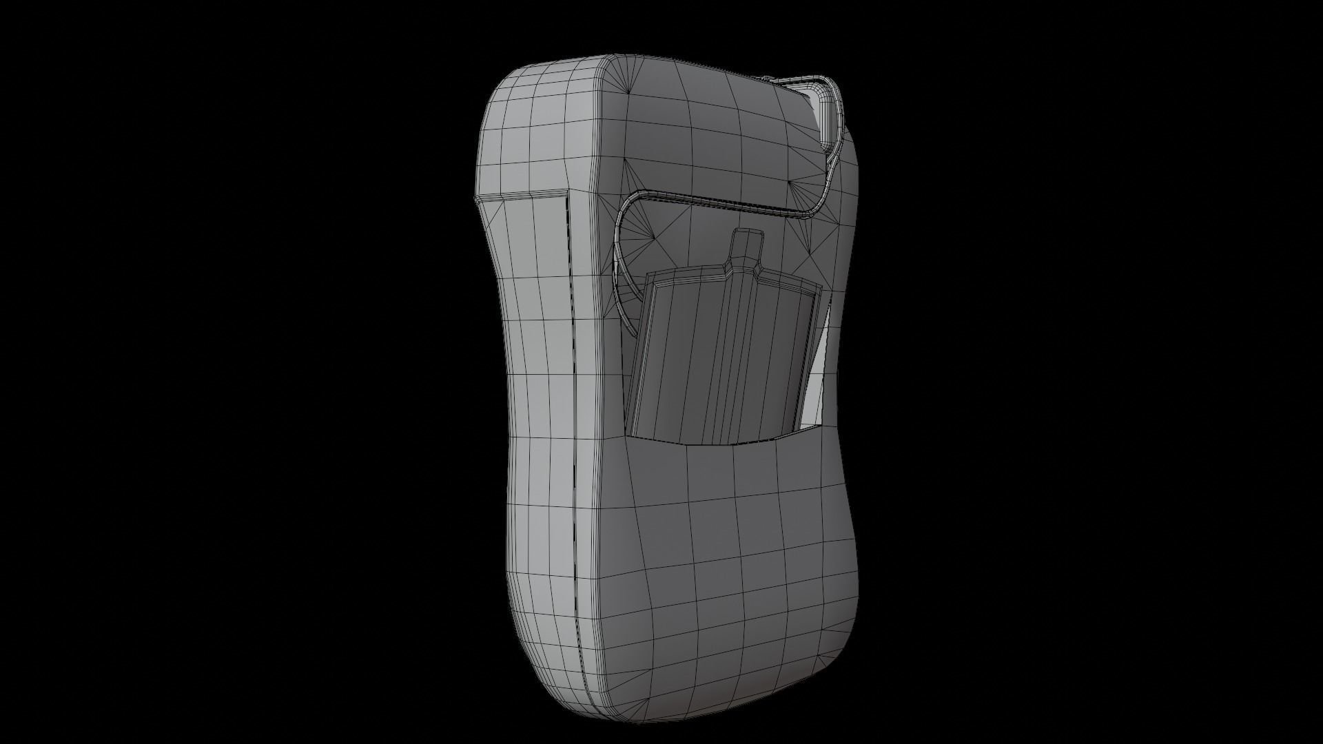 AED with Wall Bracket Low-poly 3D model_15