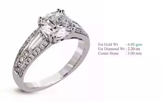 Solitaire Women Wedding Engagement Rings