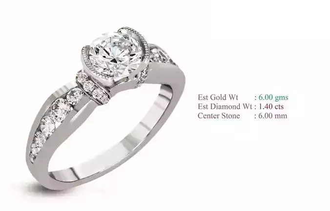 Solitaire Women Wedding Engagement Rings