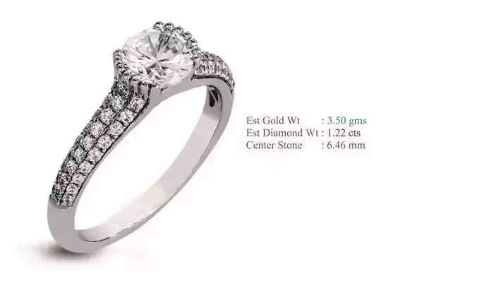 Solitaire Women Wedding Engagement Rings