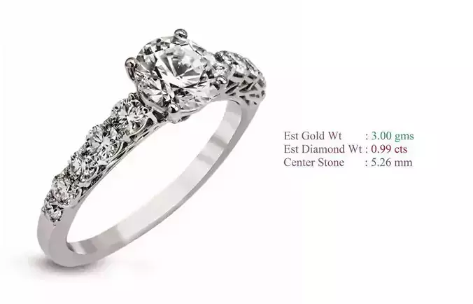 Solitaire Women Wedding Engagement Rings