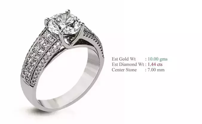 Solitaire Women Wedding Engagement Rings