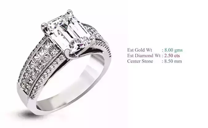 Solitaire Women Wedding Engagement Rings
