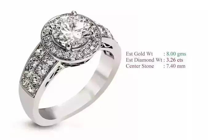 Solitaire Women Wedding Engagement Rings