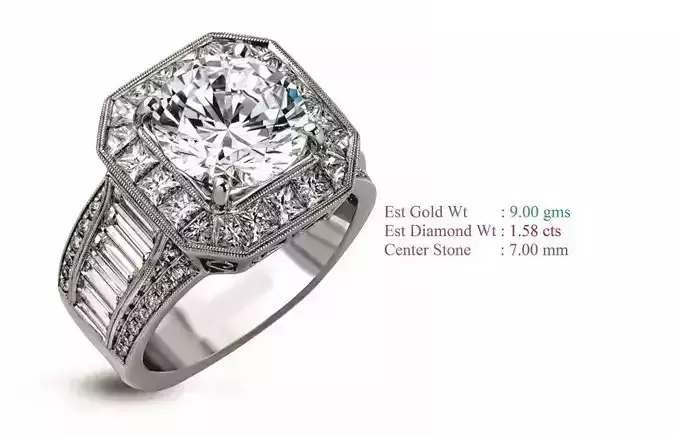 Solitaire Women Wedding Engagement Rings