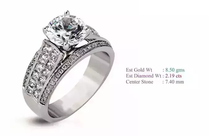 Solitaire Women Wedding Engagement Rings
