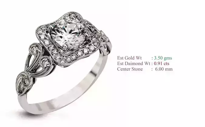 Solitaire Women Wedding Engagement Rings