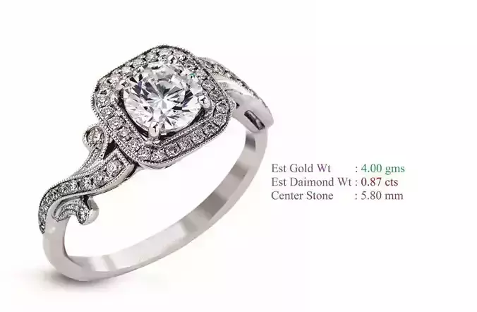 Solitaire Women Wedding Engagement Rings