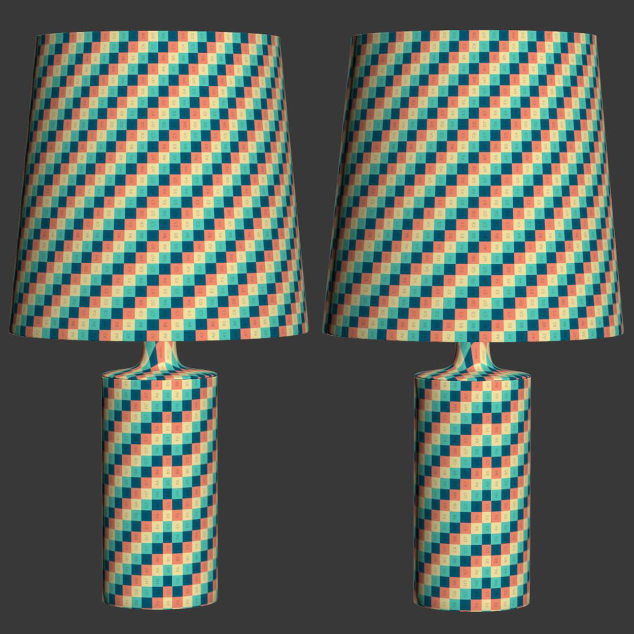 Hector night table lamp H830  3D model_4