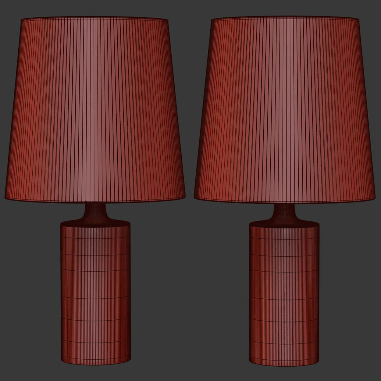 Hector night table lamp H830  3D model_3