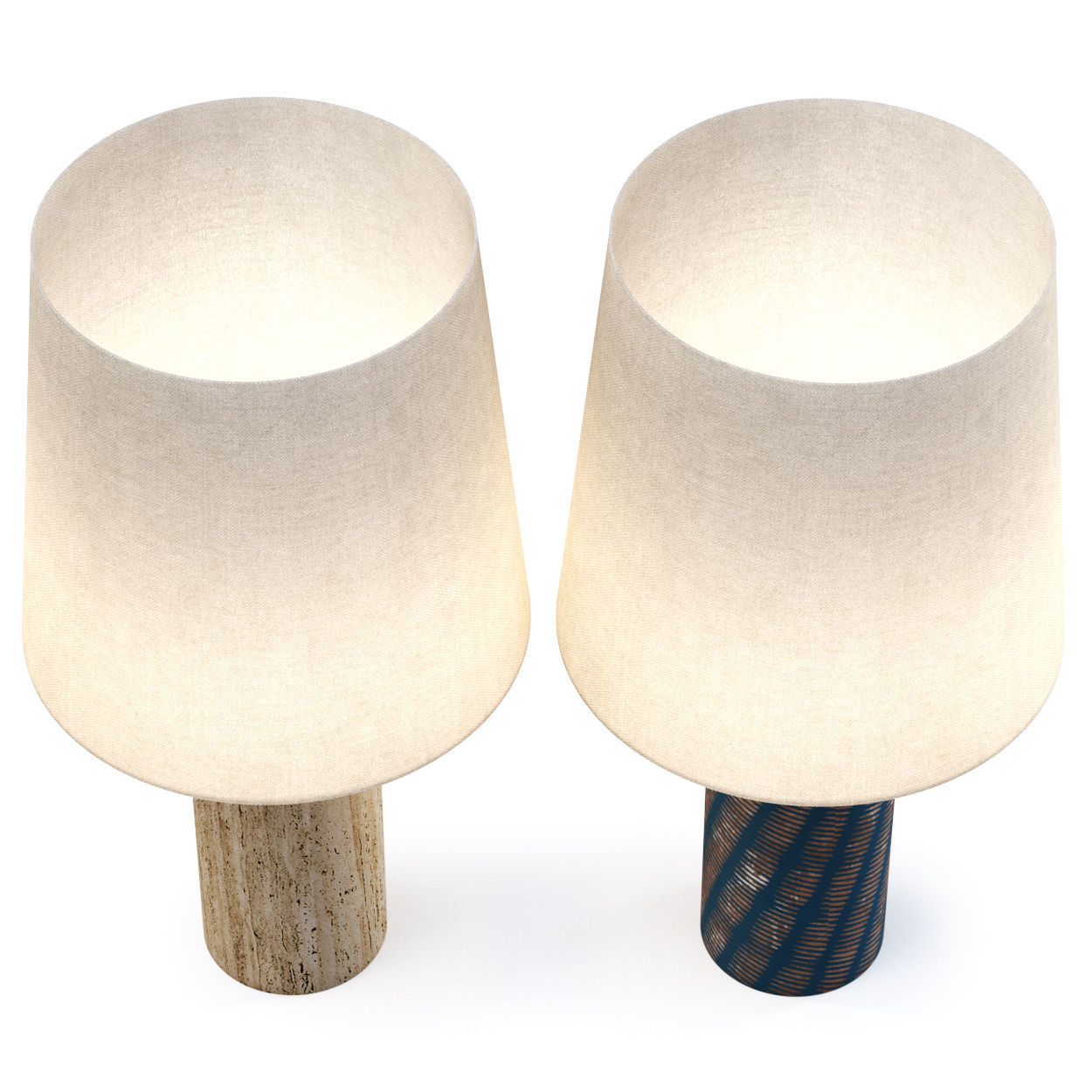 Hector night table lamp H830  3D model_1