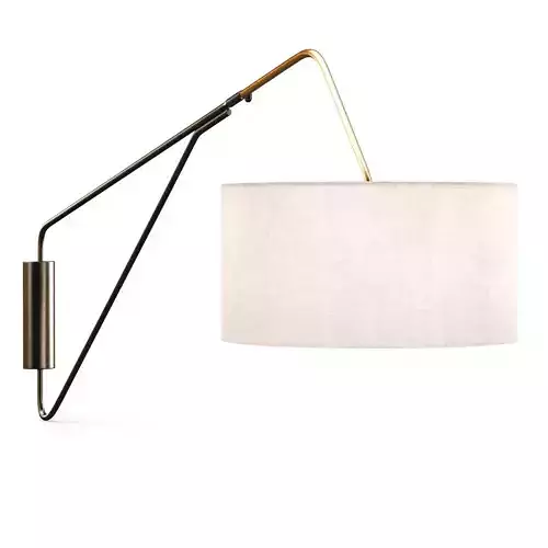 Overarching Mid-Century Sconce or Cresto wall light 3D model