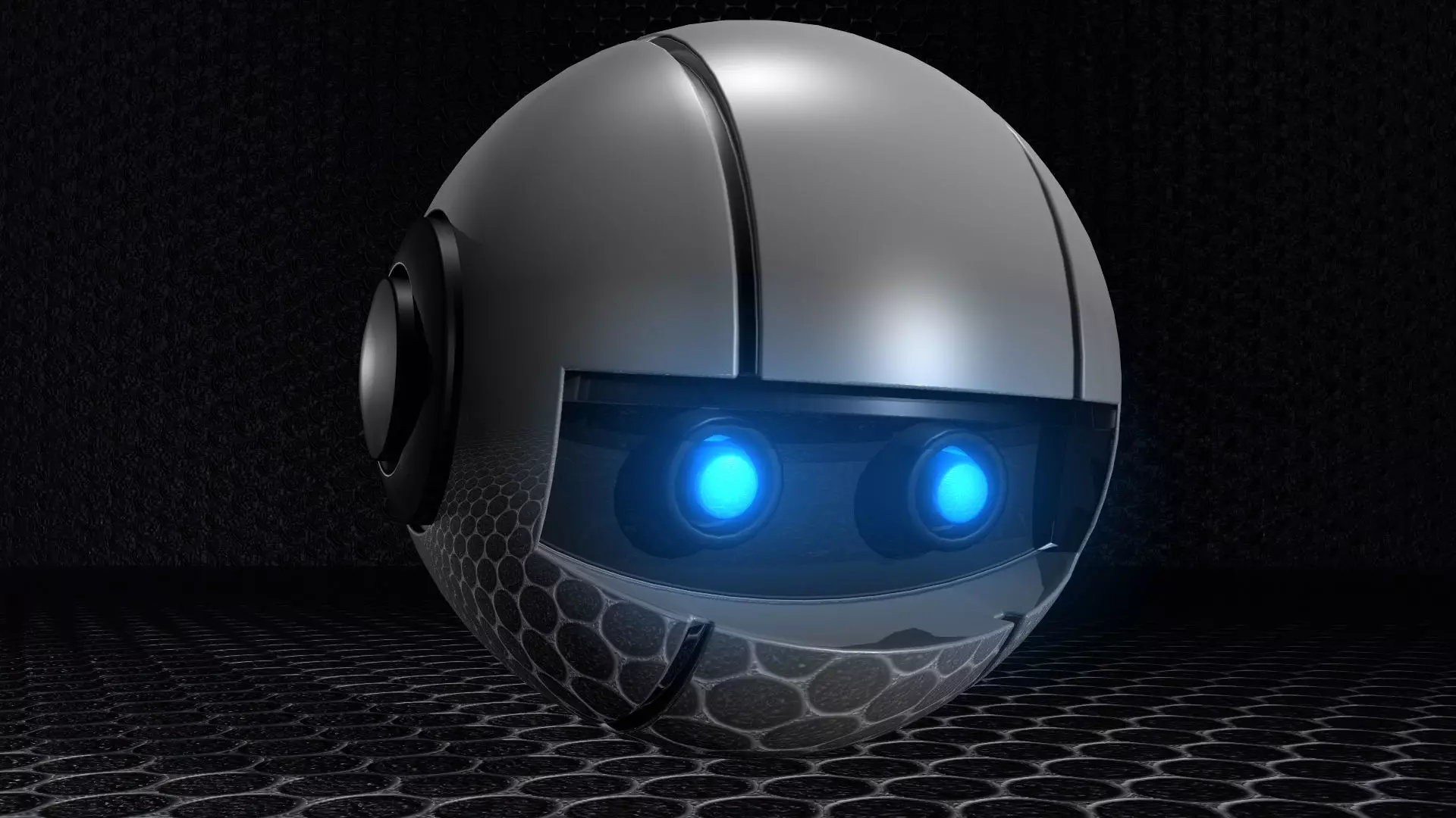AI Artificial Intelligence Robot Low-poly 3D model