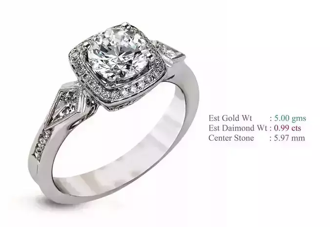 Solitaire Women Wedding Engagement Rings