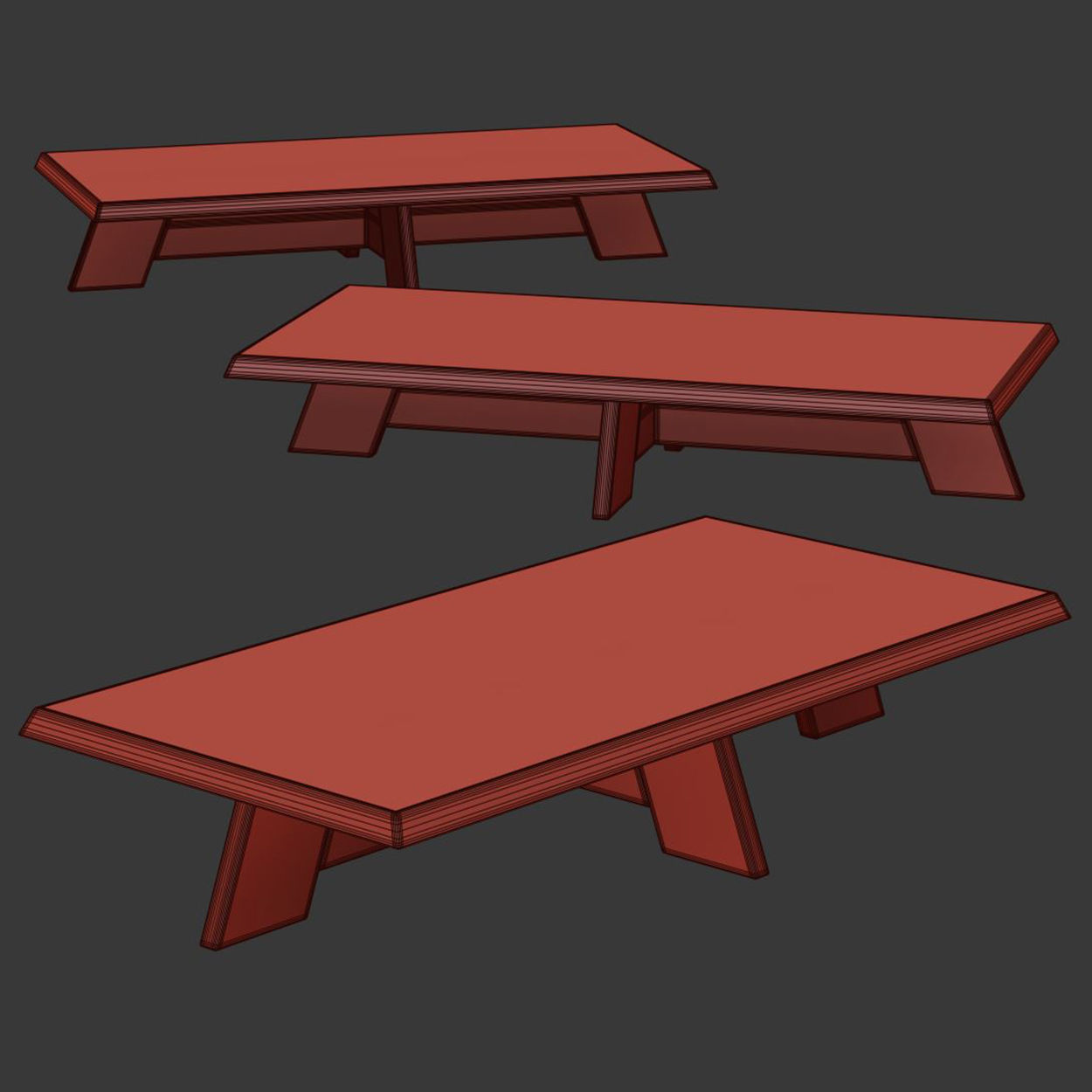 ITSKE coffee table by Piet Boon  3D model_3