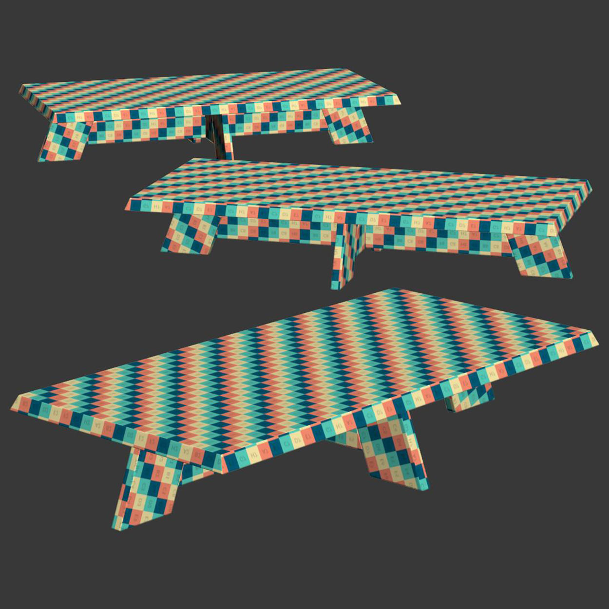 ITSKE coffee table by Piet Boon  3D model_5