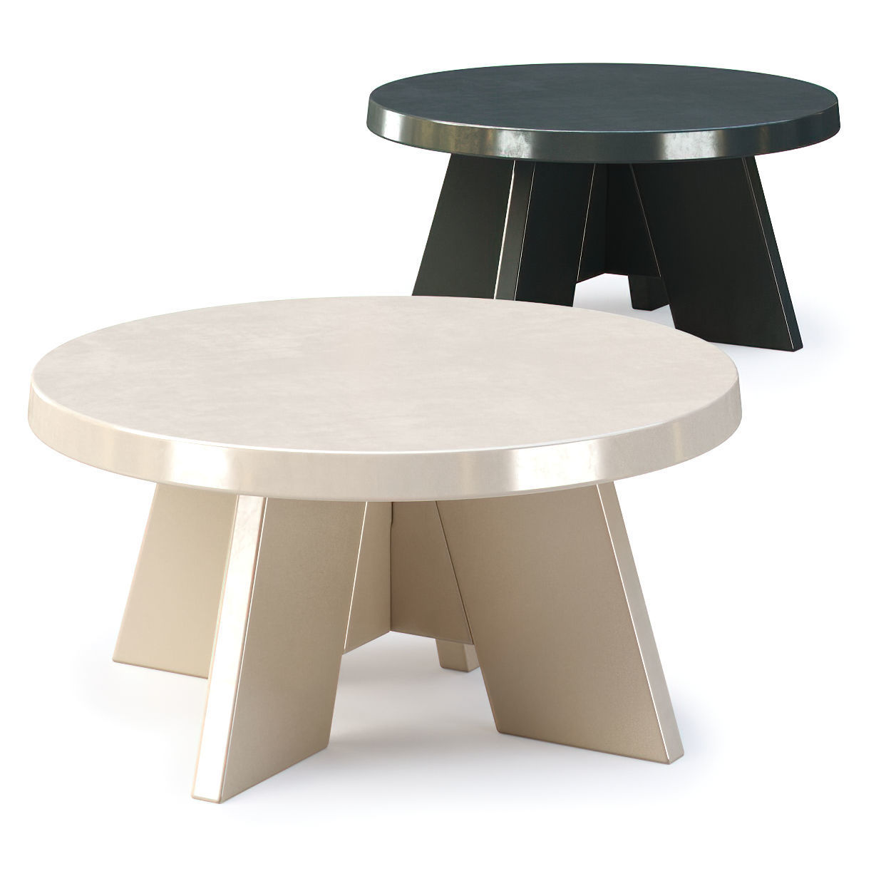 ITSKE round coffee table by Piet Boon  3D model_2