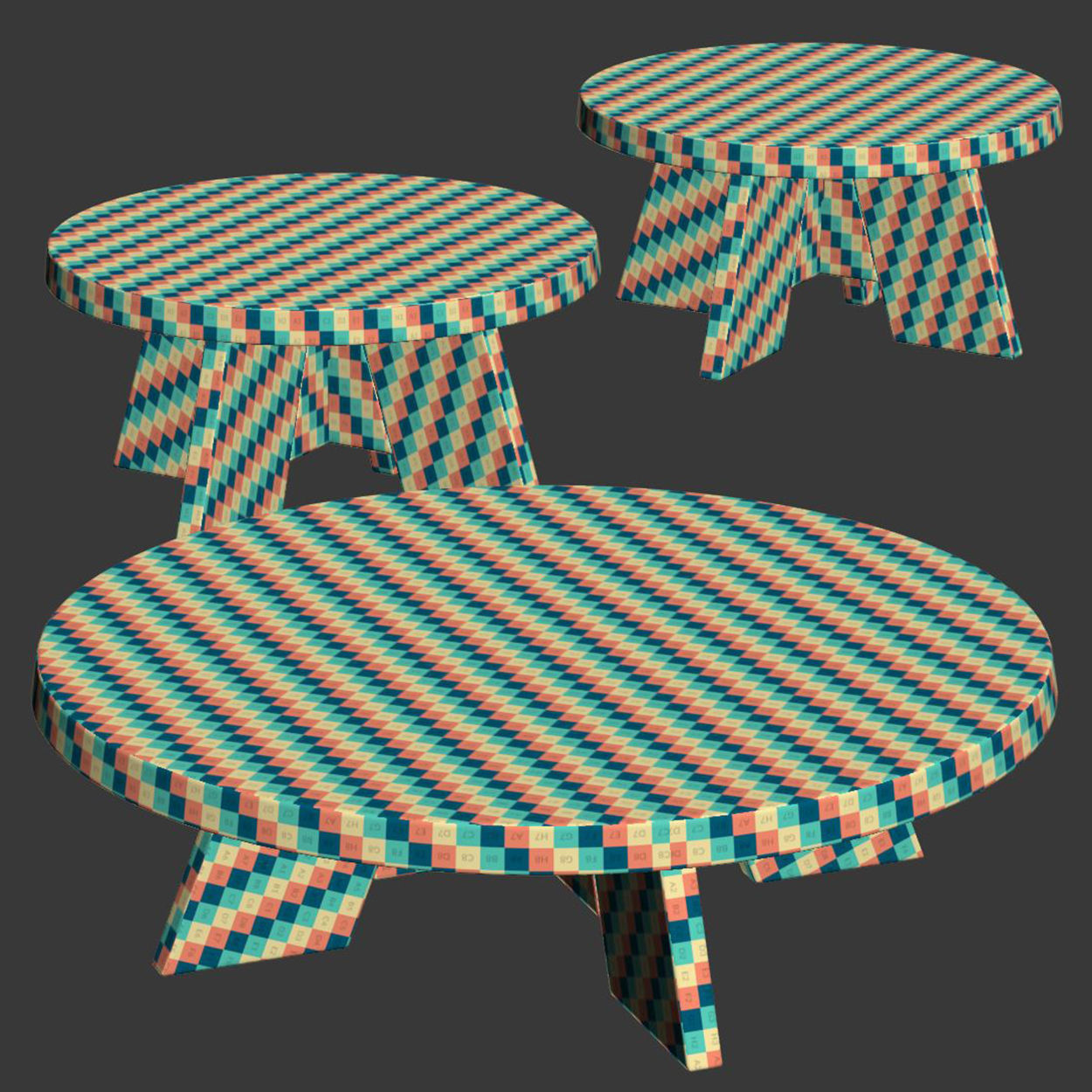 ITSKE round coffee table by Piet Boon  3D model_4