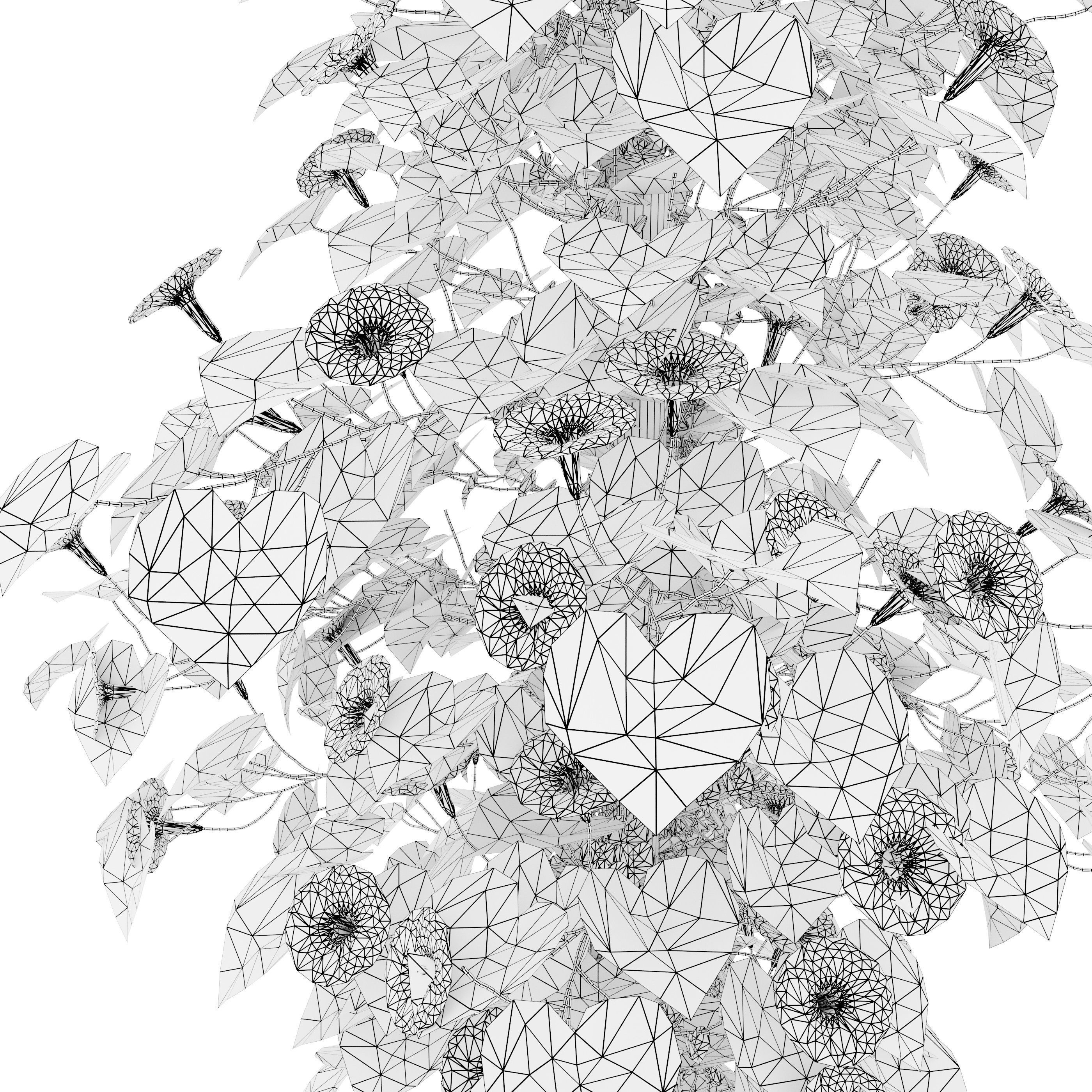 Ipomoea indica 3D model_6