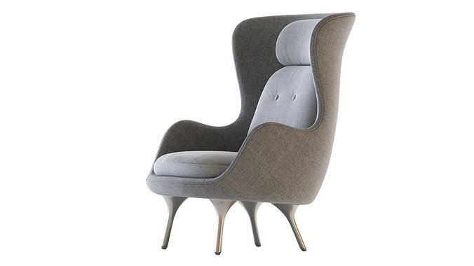 Ro Easy Chair 3D model 6
