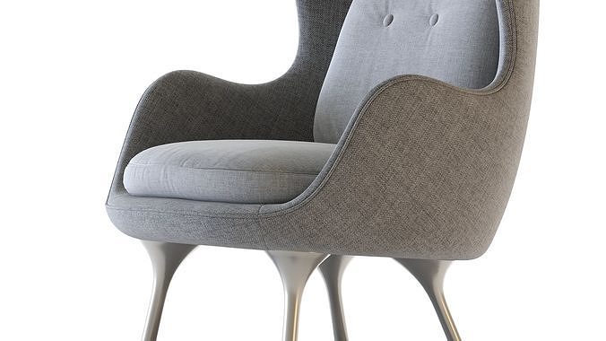 Ro Easy Chair 3D model 3