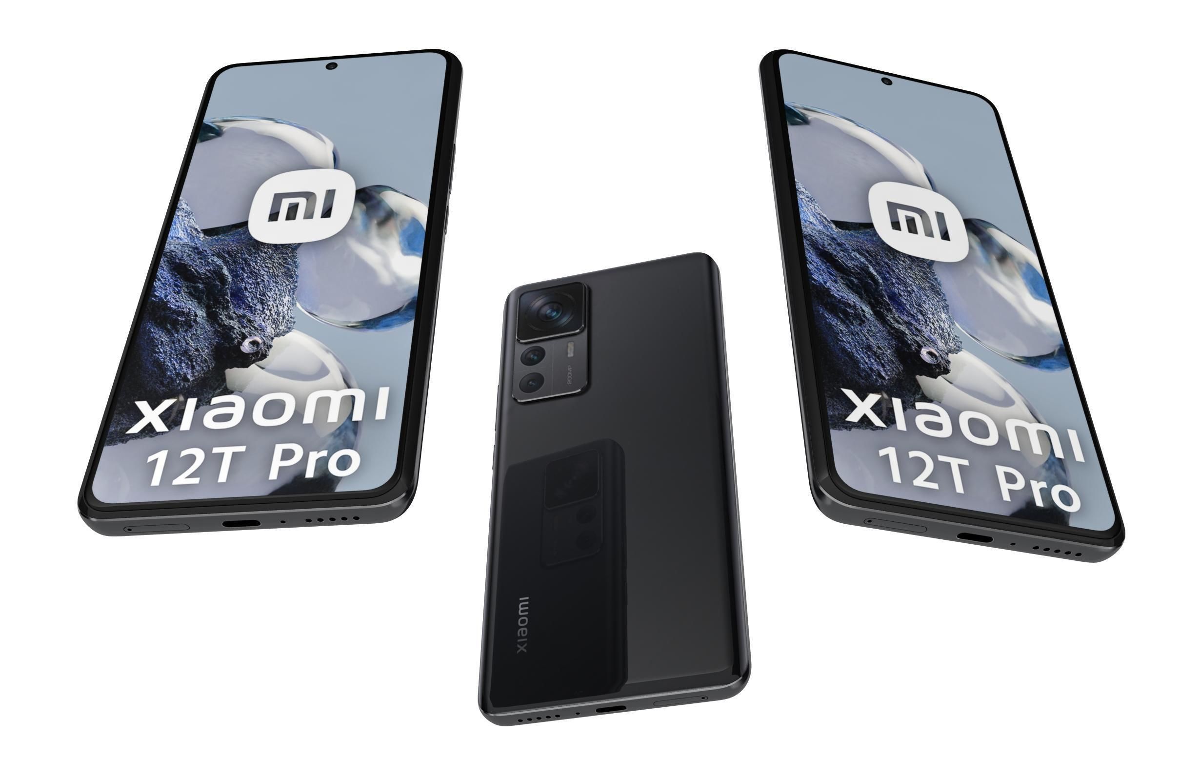 Xiaomi 12T Pro Black 3D model_2