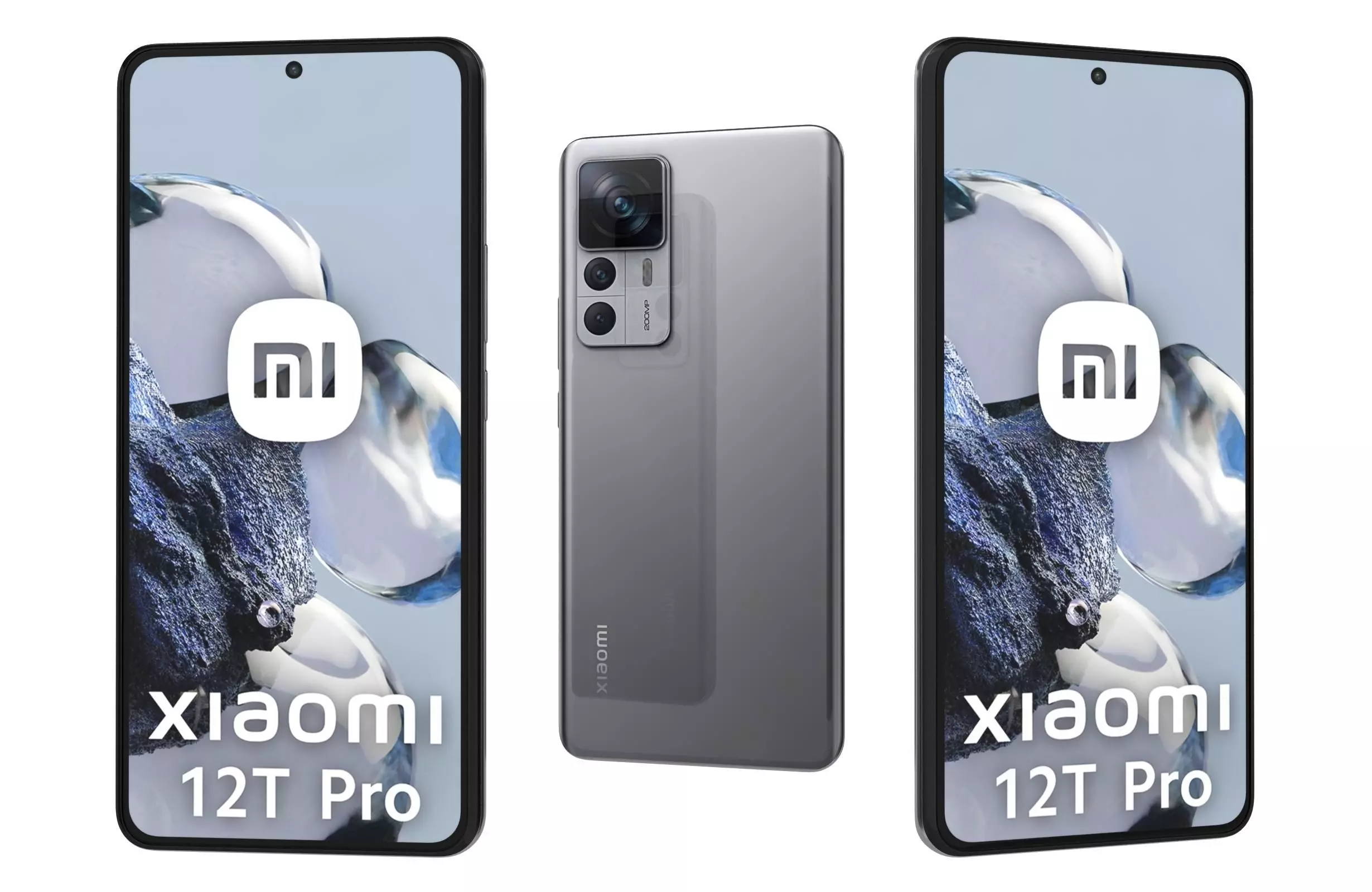 Xiaomi 12T Pro White 3D model
