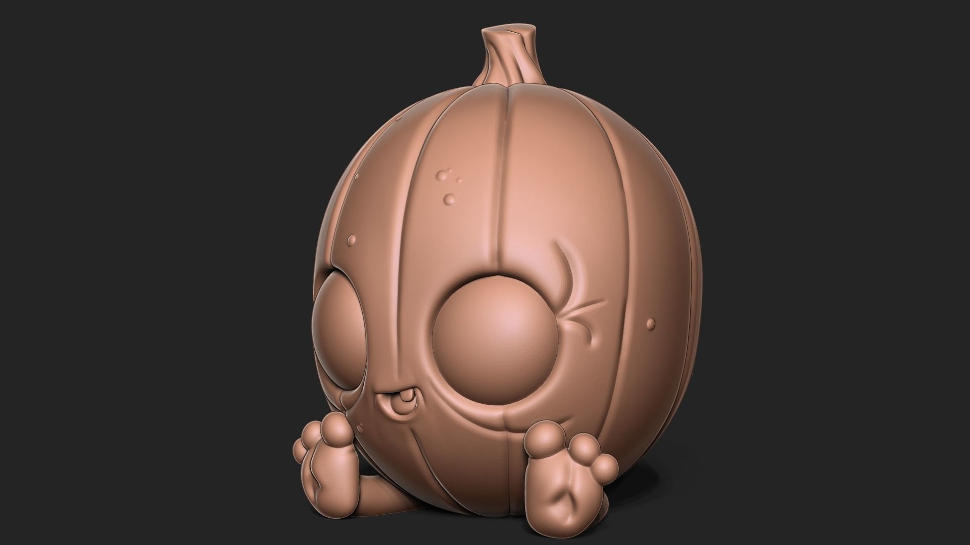 Halloween Pumpkin 3D print model_3