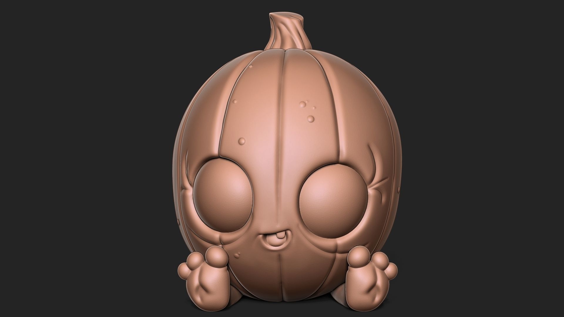 Halloween Pumpkin 3D print model_1