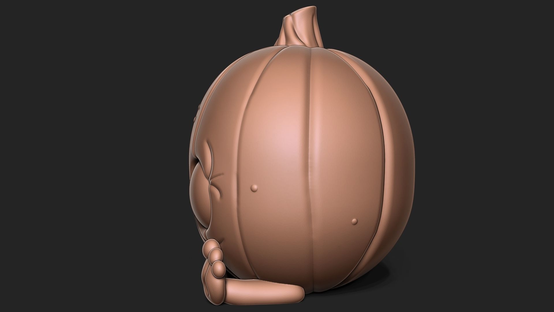 Halloween Pumpkin 3D print model_5