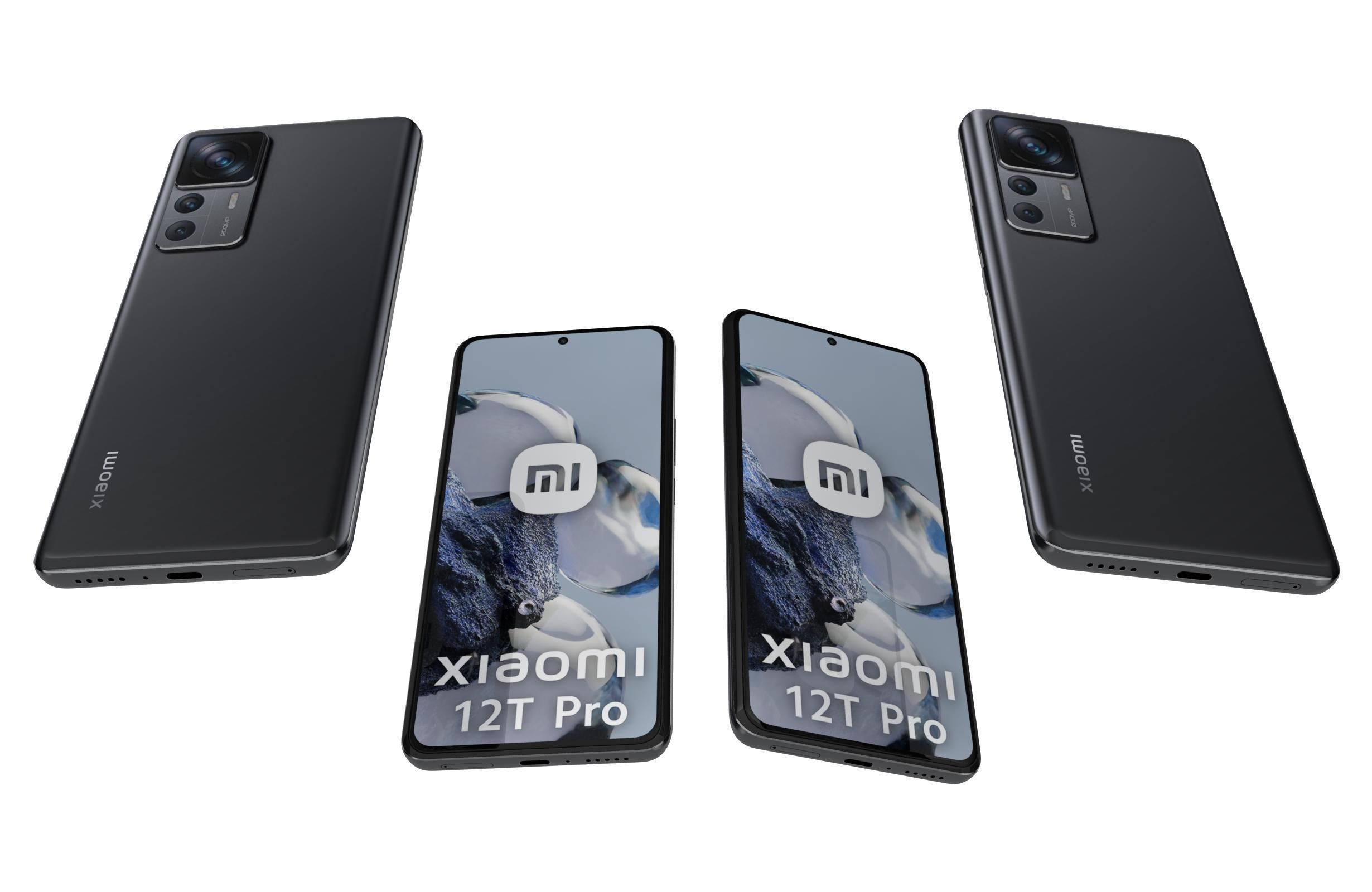 Xiaomi 12T Pro All Colors Low-poly 3D model_18