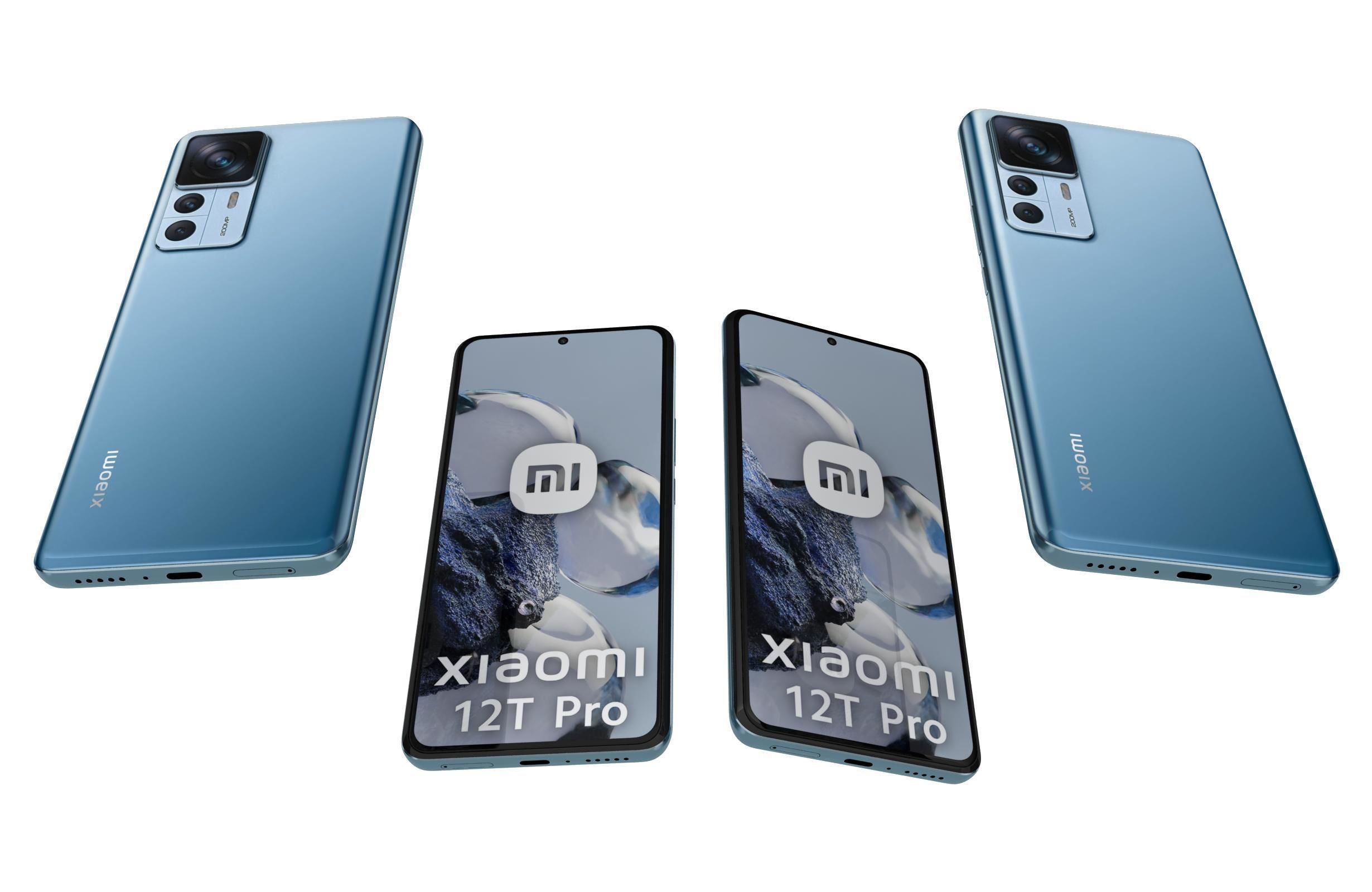 Xiaomi 12T Pro All Colors Low-poly 3D model_16