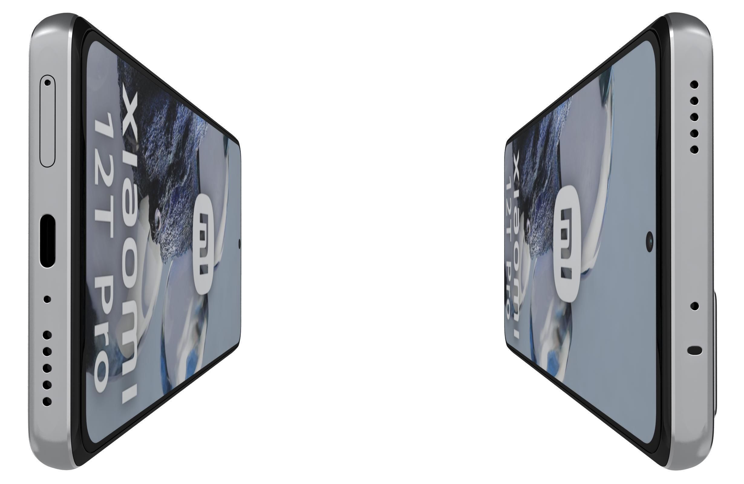 Xiaomi 12T Pro All Colors Low-poly 3D model_26