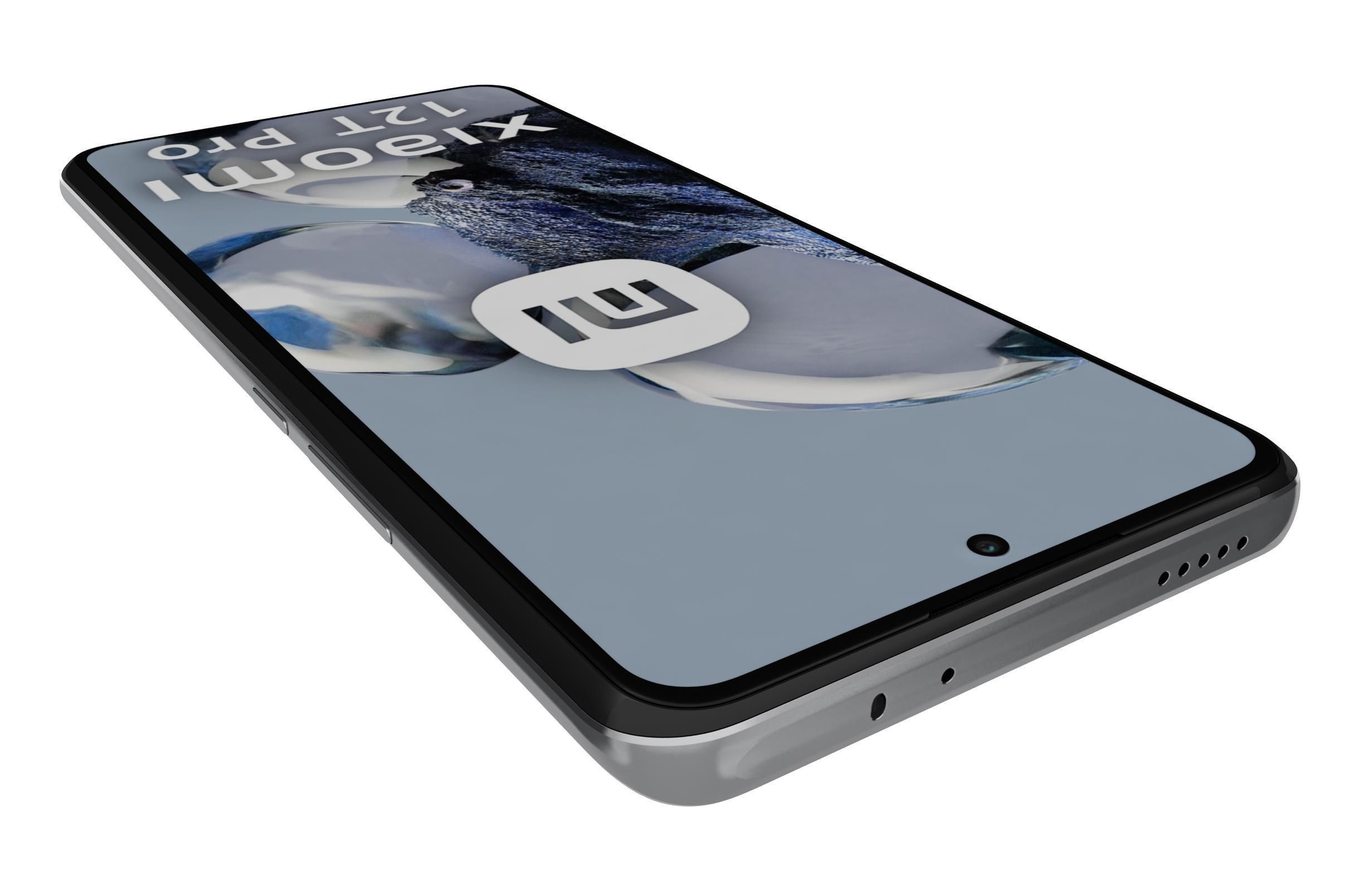 Xiaomi 12T Pro All Colors Low-poly 3D model_38