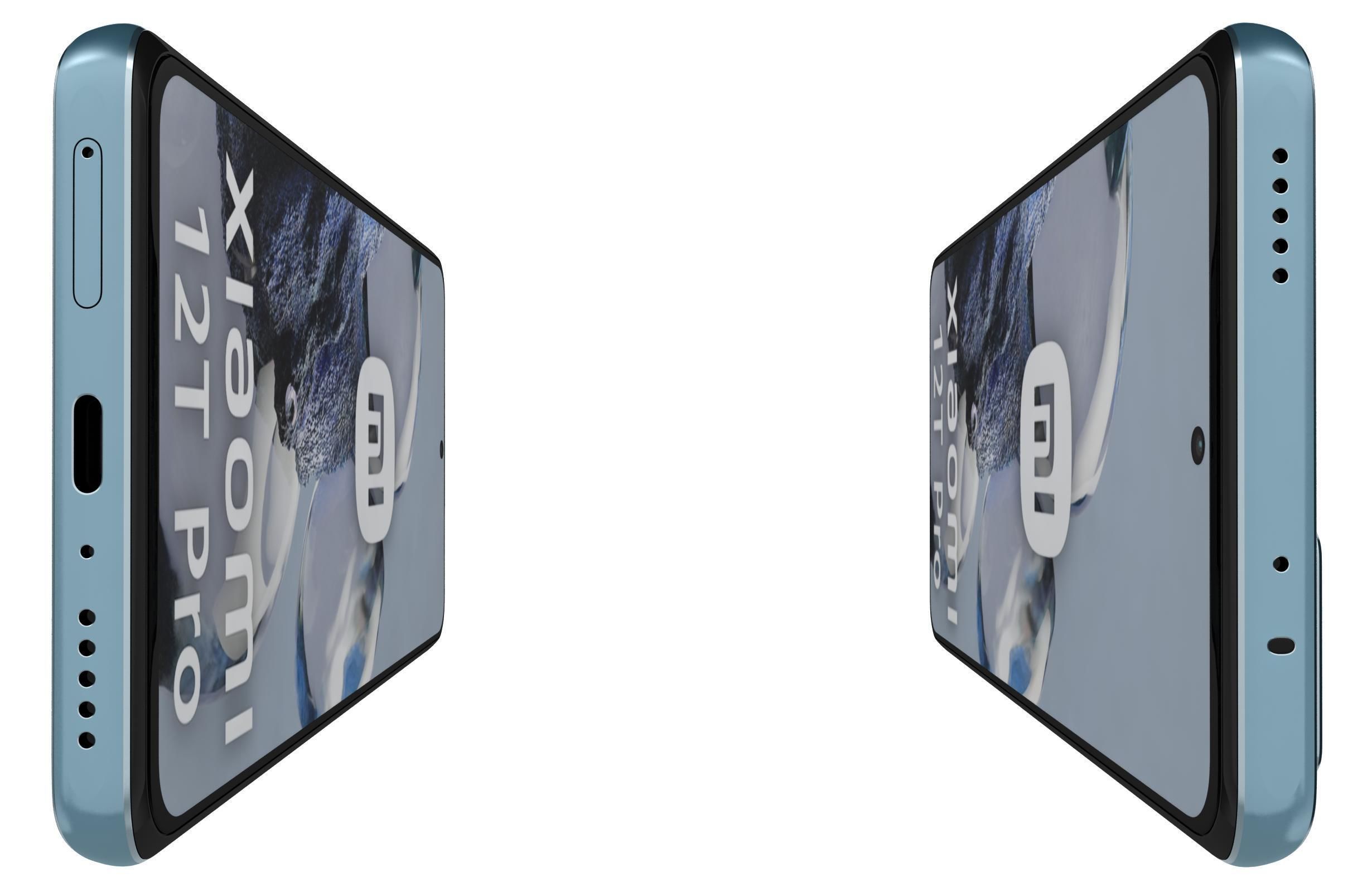 Xiaomi 12T Pro All Colors Low-poly 3D model_25