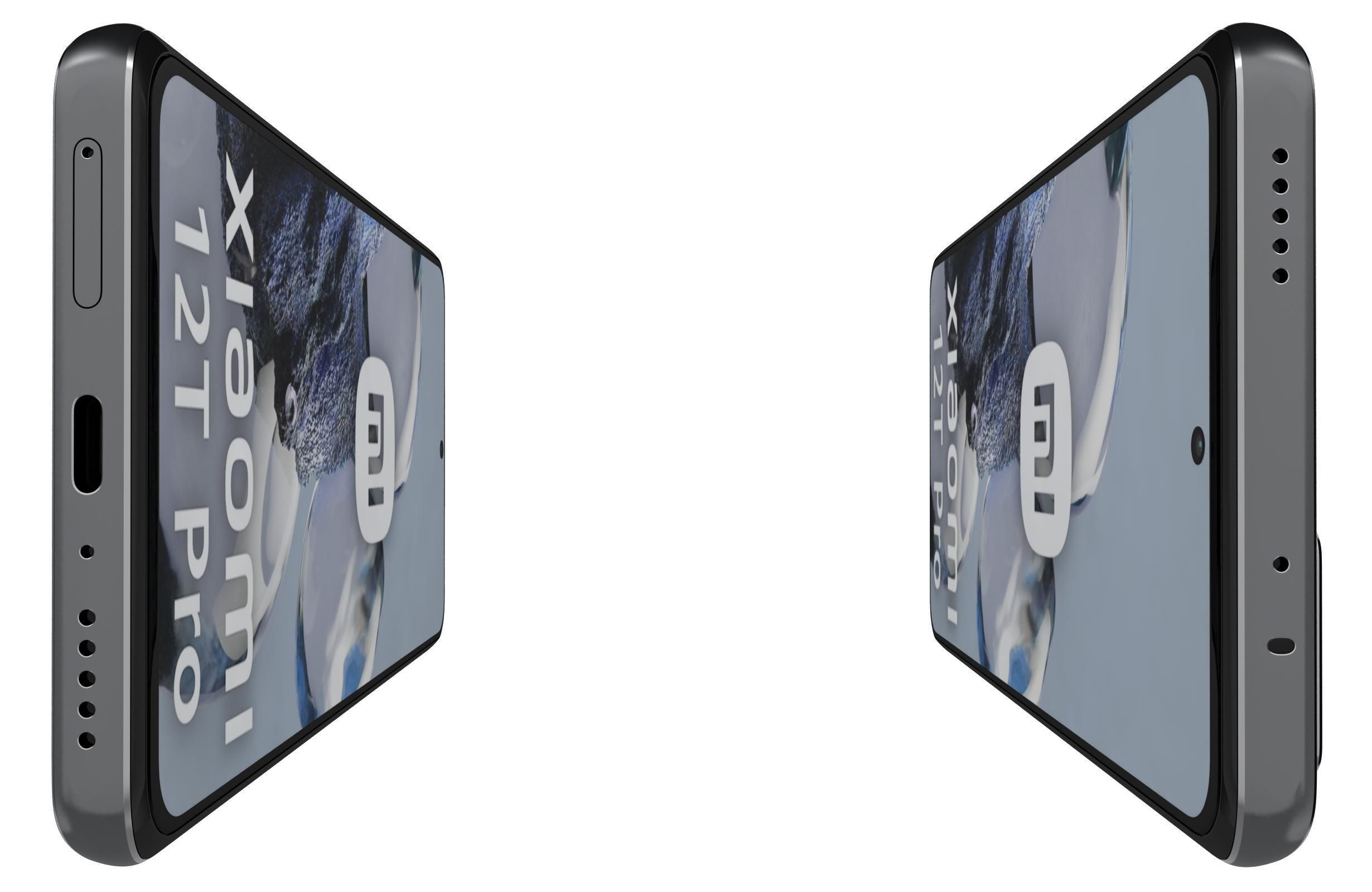 Xiaomi 12T Pro All Colors Low-poly 3D model_27