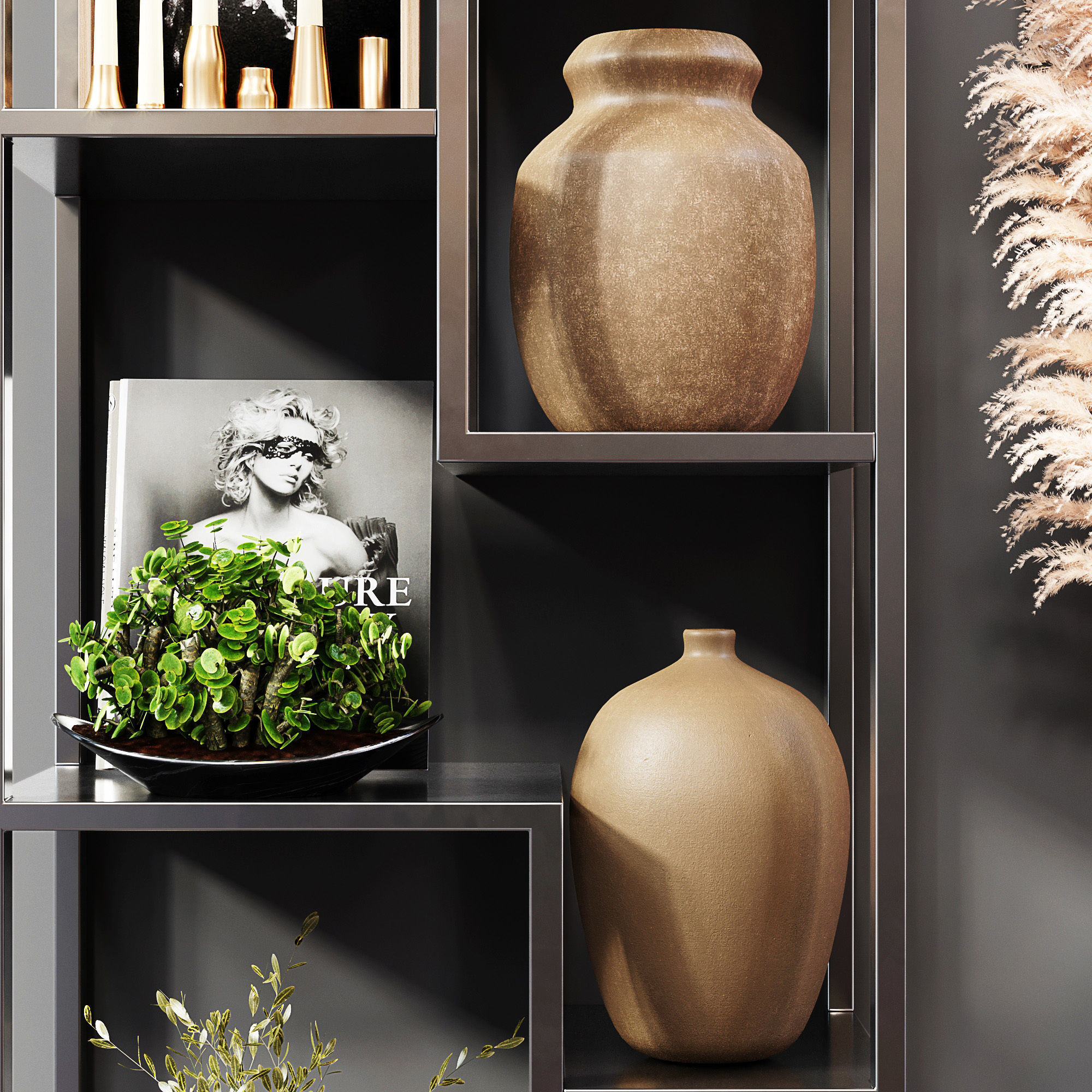 Decorativ Shelf 3D model_2