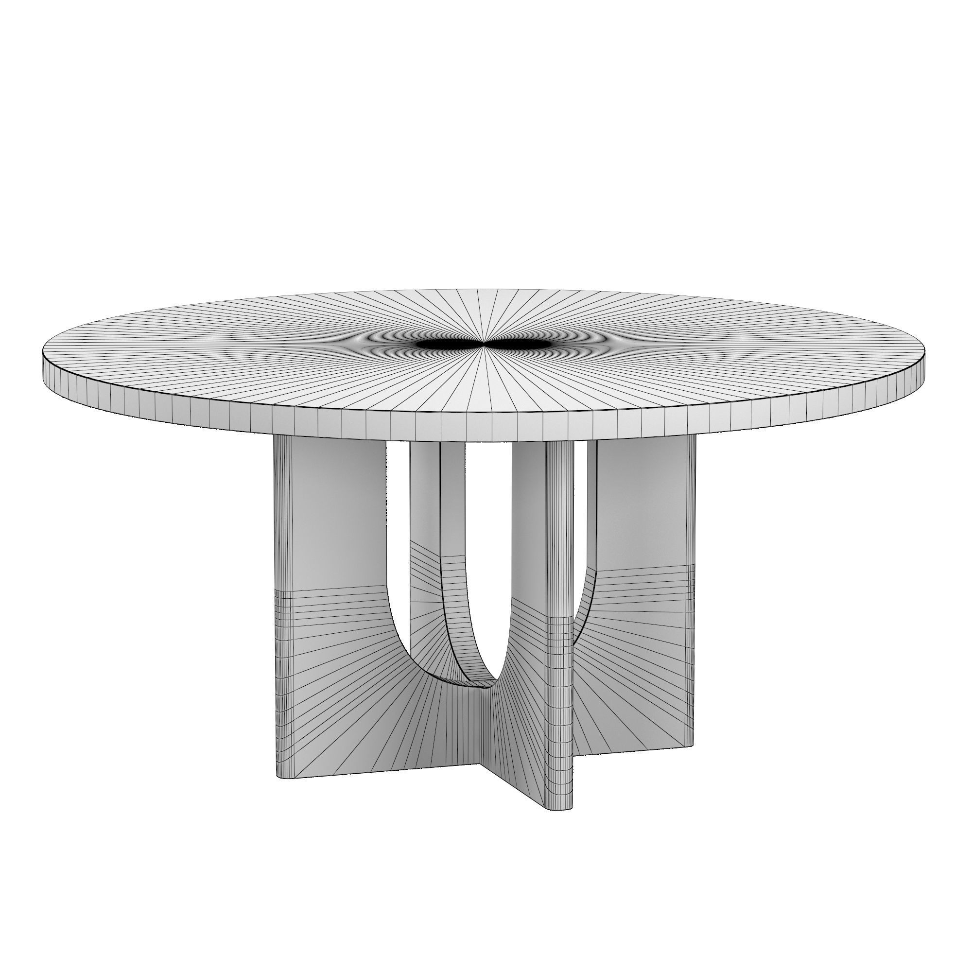 BRETON ROUND DINING TABLE 3D model_5